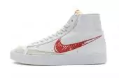 blazer mid nike homme sketch red swoosh